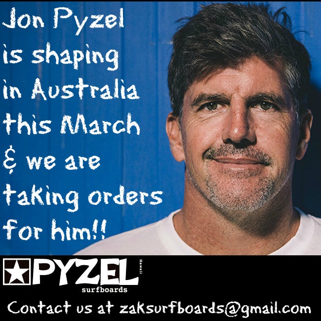Jon Pyzel Shaping in Australia