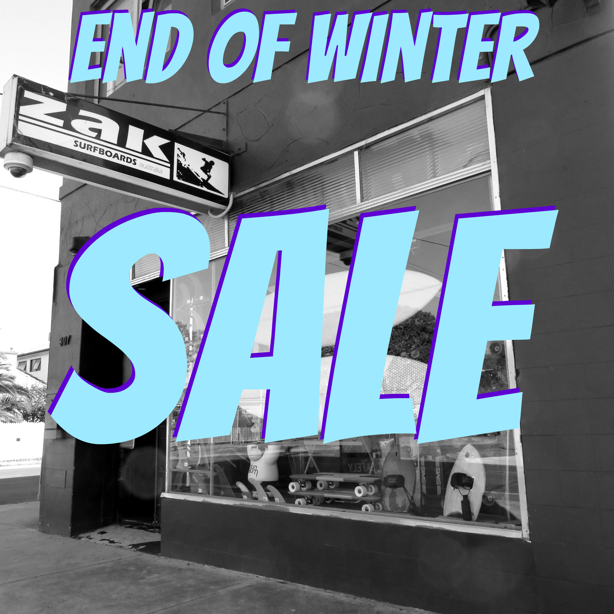 End of Winter Sale at Zak Surfboards