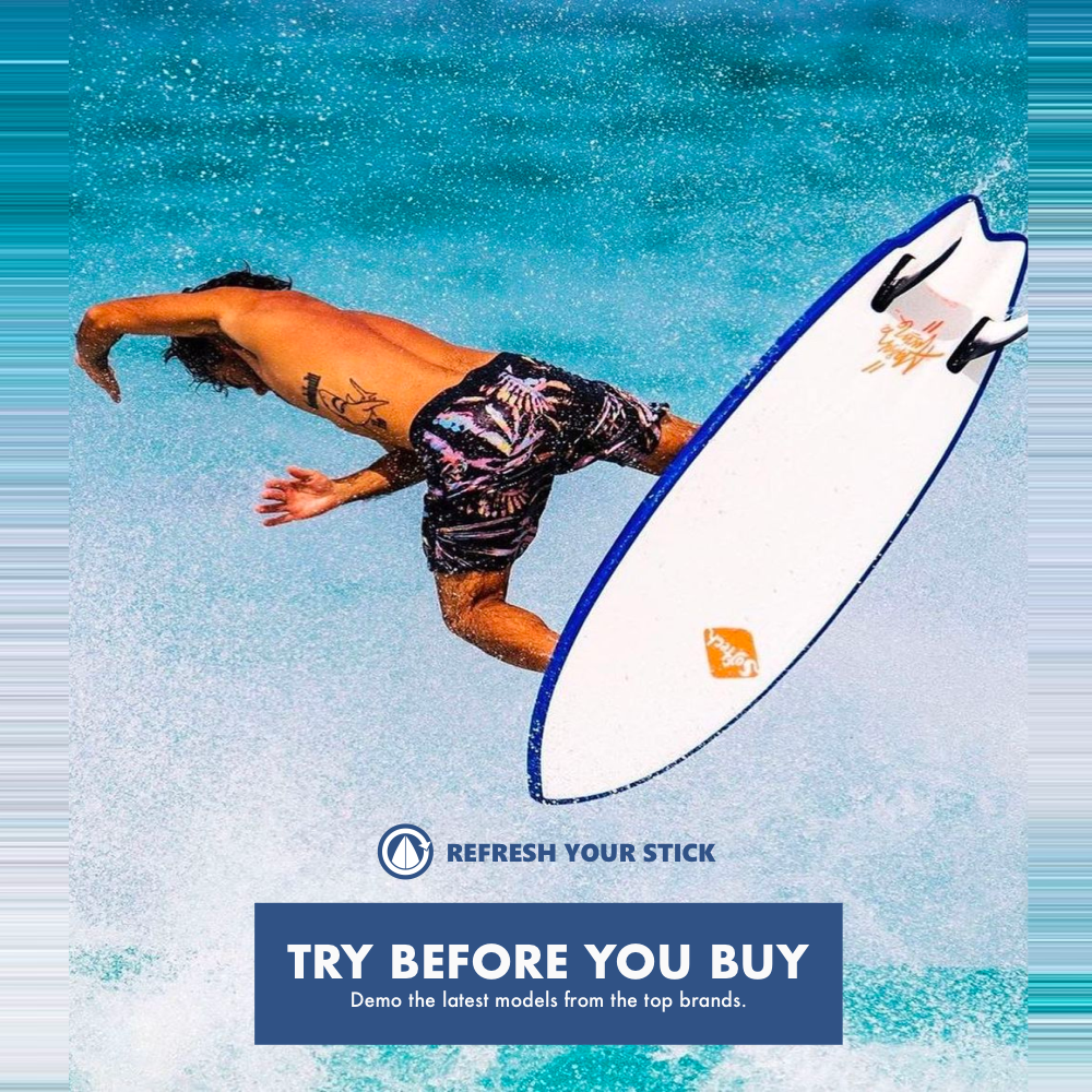 Refresh Your Stick - Try Before you Buy Advertisement - Zak Surfboards